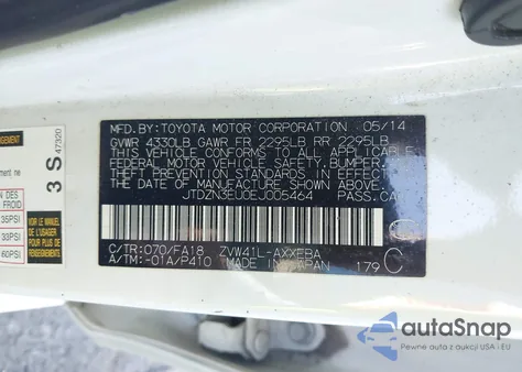 2014 Toyota Prius V Three from USA, damaged, VIN JTDZN3EU0EJ005464